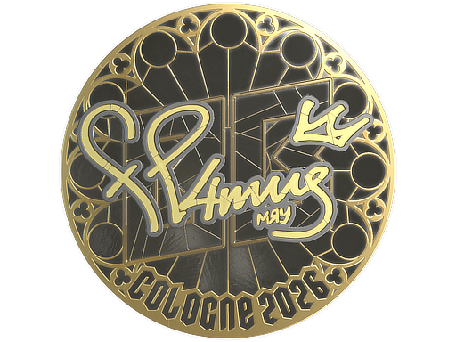 Item Sticker | FL4MUS (Gold) | Cologne 2026