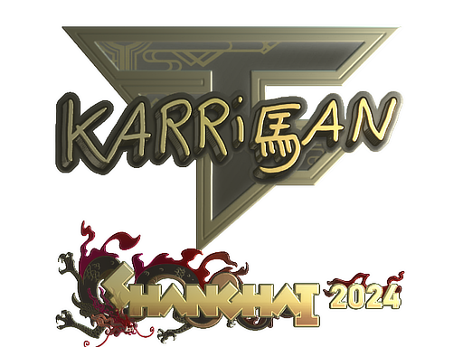 Item Sticker | karrigan (Gold) | Shanghai 2024