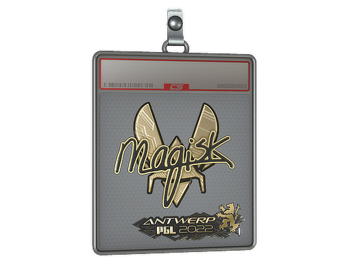 Item Sticker Slab | Magisk (Gold) | Antwerp 2022