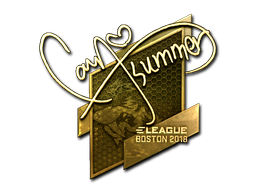 Item Sticker | Summer (Gold) | Boston 2018