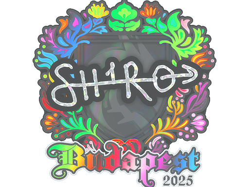 Item Sticker | sh1ro (Holo) | Budapest 2025