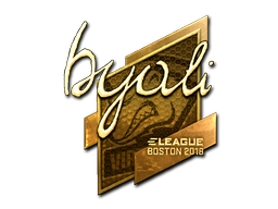 Item Sticker | byali (Gold) | Boston 2018