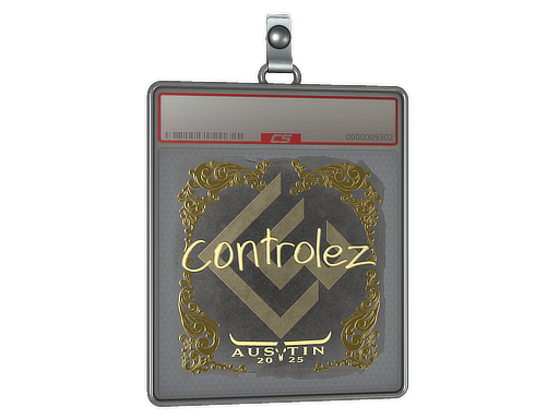 Item Sticker Slab | controlez (Gold) | Austin 2025