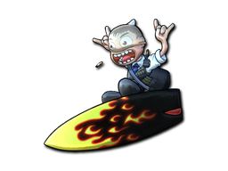 Cosmetic Sticker | Blaze Surf K (Foil) of Craft