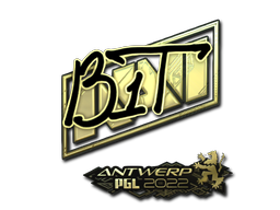 Item Sticker | b1t (Gold) | Antwerp 2022