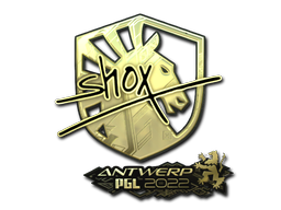 Item Sticker | shox (Gold) | Antwerp 2022
