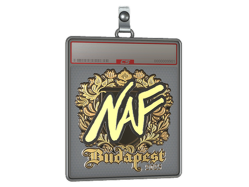 Item Sticker Slab | NAF (Gold) | Budapest 2025