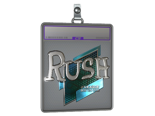 Item Sticker Slab | RUSH (Foil) | Boston 2018