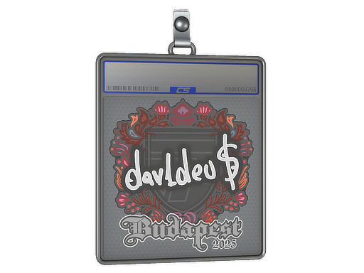 Item Sticker Slab | dav1deuS | Budapest 2025