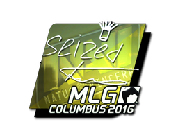 Item Sticker | seized (Foil) | MLG Columbus 2016