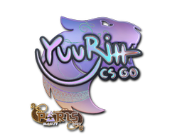 Item Sticker | yuurih (Holo) | Paris 2023