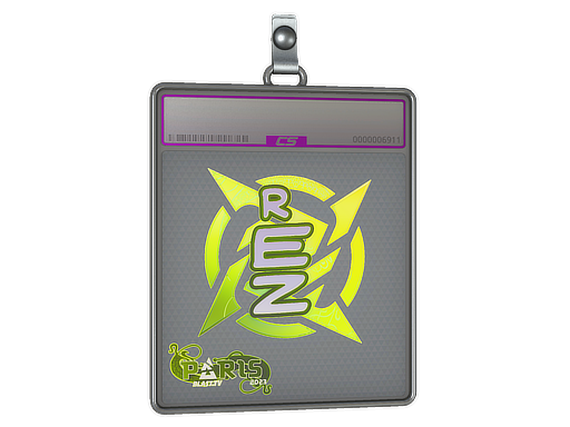 Item Sticker Slab | REZ (Holo) | Paris 2023
