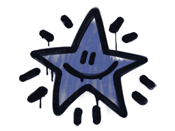 Item Sealed Graffiti | Shining Star (SWAT Blue)