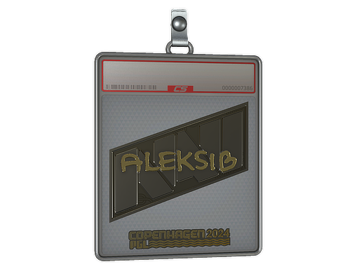 Item Sticker Slab | Aleksib (Gold) | Copenhagen 2024