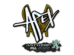 Item Sticker | apEX (Glitter) | Antwerp 2022