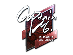 Item Sticker | captainMo (Foil) | Boston 2018