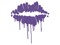 Item Sealed Graffiti | Kiss (Monster Purple)