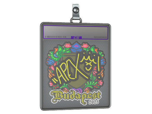 Item Sticker Slab | apEX (Embroidered) | Budapest 2025