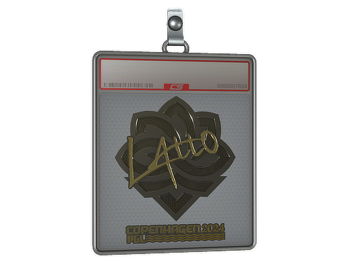 Item Sticker Slab | latto (Gold) | Copenhagen 2024