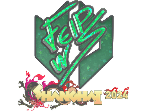 Item Sticker | felps (Glitter) | Shanghai 2024