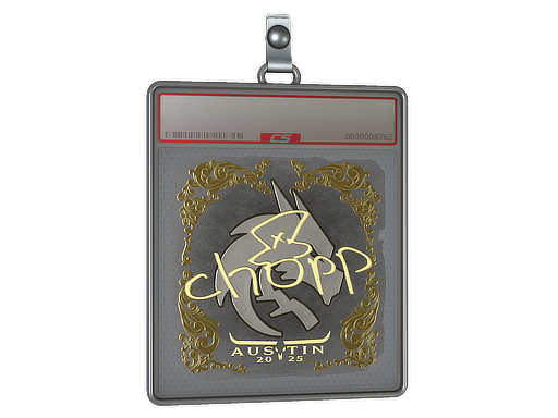Item Sticker Slab | chopper (Gold) | Austin 2025