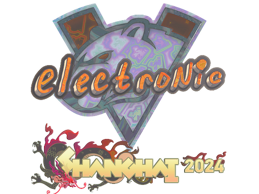 Item Sticker | electronic (Holo) | Shanghai 2024