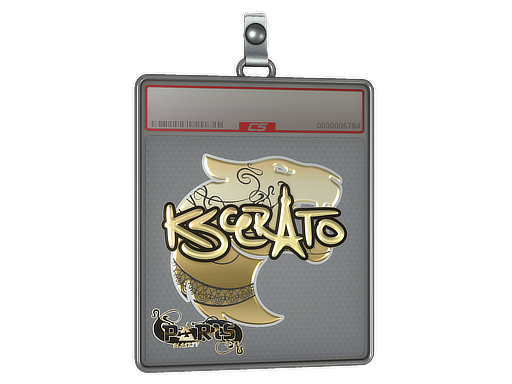 Item Sticker Slab | KSCERATO (Gold) | Paris 2023