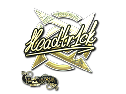 Item Sticker | headtr1ck (Gold) | Paris 2023