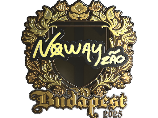 Item Sticker | noway (Gold) | Budapest 2025