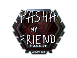 Item Sticker | pashaBiceps (Foil) | London 2018