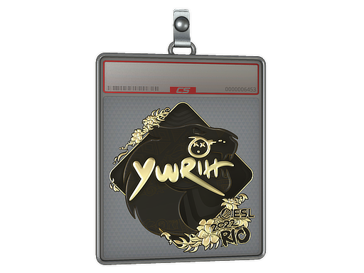 Item Sticker Slab | yuurih (Gold) | Rio 2022