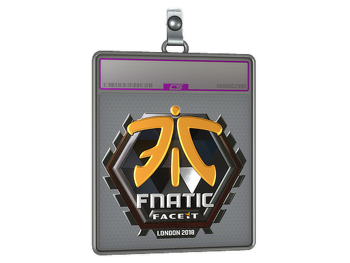 Item Sticker Slab | Fnatic (Foil) | London 2018