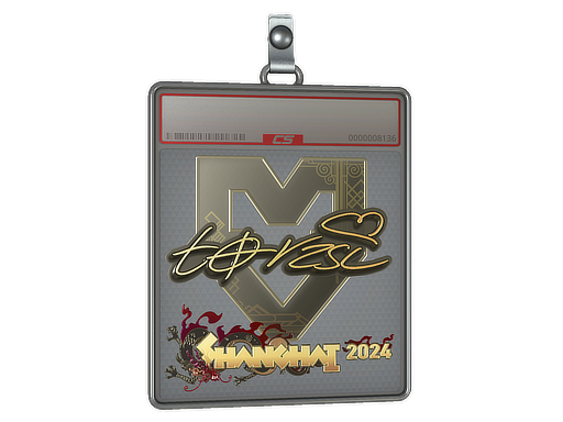 Item Sticker Slab | torzsi (Gold) | Shanghai 2024