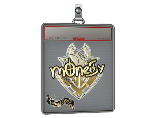 Item Sticker Slab | m0NESY (Gold) | Paris 2023