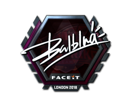 Item Sticker | balblna (Foil) | London 2018