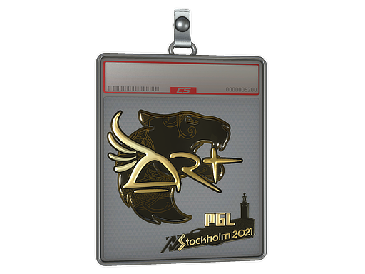 Item Sticker Slab | arT (Gold) | Stockholm 2021