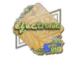 Item Sticker | electronic (Holo) | Rio 2022