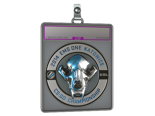 Item Sticker Slab | ESL Skull (Foil) | Katowice 2014