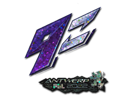 Cosmetic Sticker | 9z Team (Glitter) | Antwerp 2022 of Craft