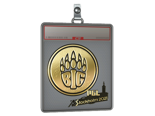 Item Sticker Slab | BIG (Gold) | Stockholm 2021