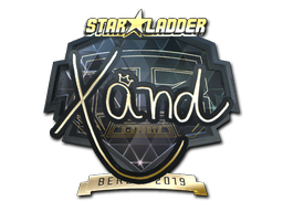 Item Sticker | xand (Gold) | Berlin 2019