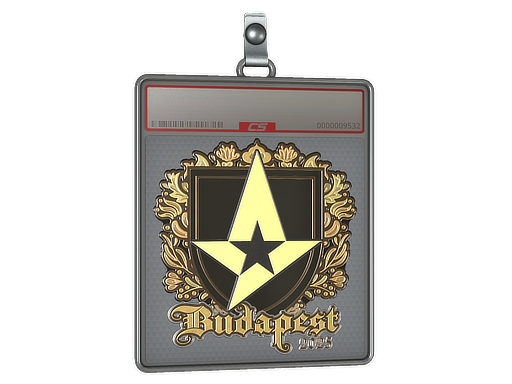 Item Sticker Slab | Astralis (Gold) | Budapest 2025