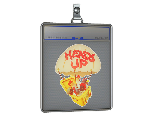Item Sticker Slab | Heads Up