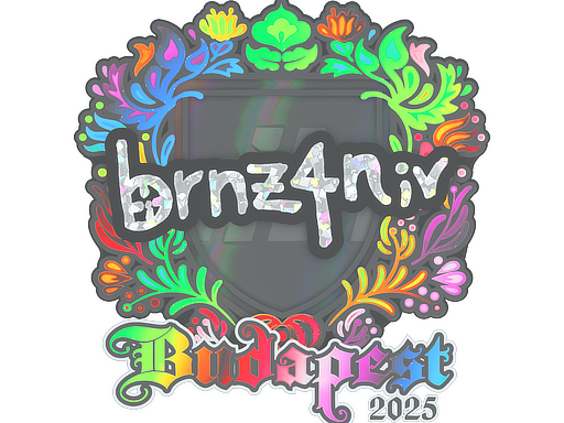 Item Sticker | brnz4n (Holo) | Budapest 2025