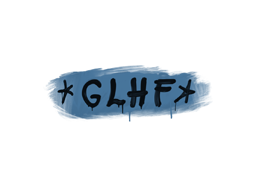 Item Sealed Graffiti | GLHF (Monarch Blue)