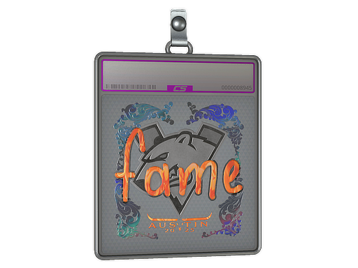 Item Sticker Slab | fame (Holo) | Austin 2025