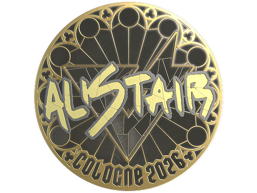Item Sticker | aliStair (Gold) | Cologne 2026