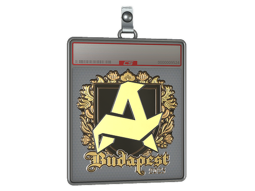 Item Sticker Slab | Aurora (Gold) | Budapest 2025