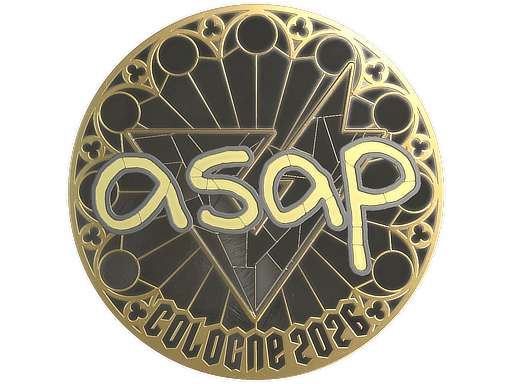 Item Sticker | asap (Gold) | Cologne 2026