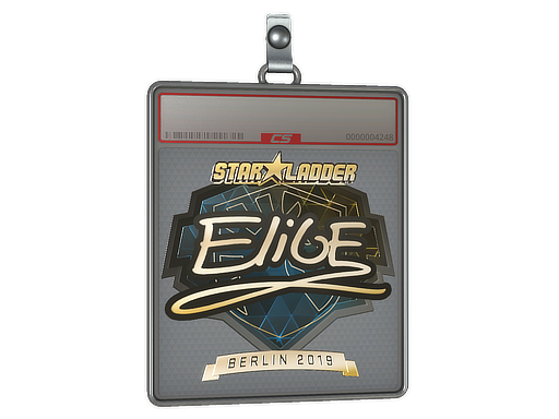 Item Sticker Slab | EliGE (Gold) | Berlin 2019